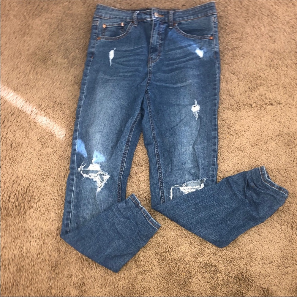 Wild Fable Distressed High Rise Skinny Jeans size 8
